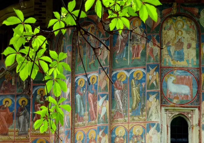 Framed Print : Moldovita Monastery, Bukovina, Romania