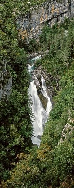 Molinieto waterfall. Ordesa National Park. Spain