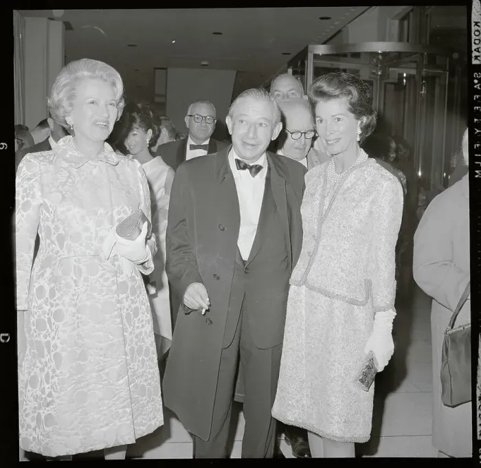 Framed Print : Molly Parnis, Billy Rose and Wife Framed Print : Molly Parnis, Billy Rose and Wife