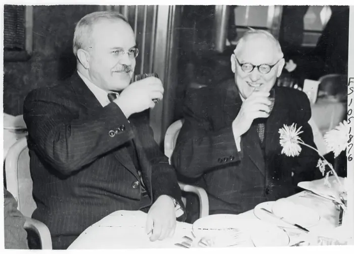 Framed Print : Molotov, Left, and Vyshinsky Toasting Each Other Framed Print : Molotov, Left, and Vyshinsky Toasting Each Other