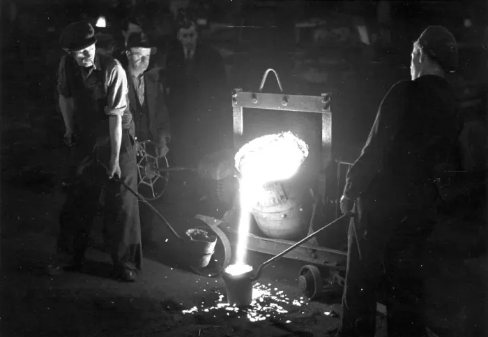 Framed Print : Molten Iron