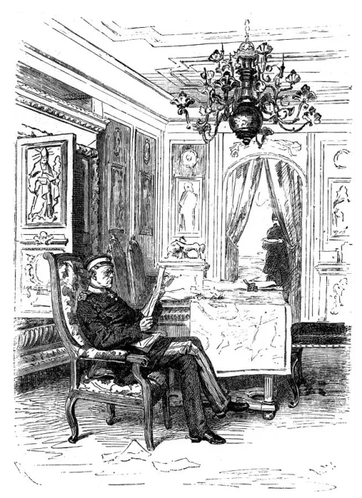 Framed Print : Moltke (1800-1891) in Versailles, by Anton von Werner Framed Print : Moltke (1800-1891) in Versailles, by Anton von Werner