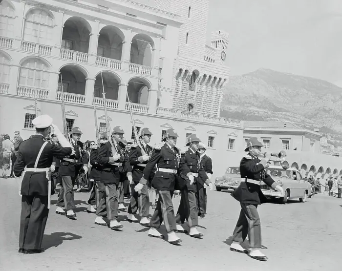 Framed Print : Monacan Troops Performing the Changing of the Guard Framed Print : Monacan Troops Performing the Changing of the Guard