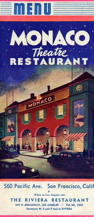 Framed Print : Monaco Theatre Restaurant Framed Print : Monaco Theatre Restaurant