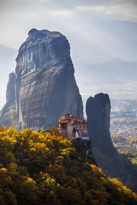 Framed Print : Monastery on a cliff Framed Print : Monastery on a cliff