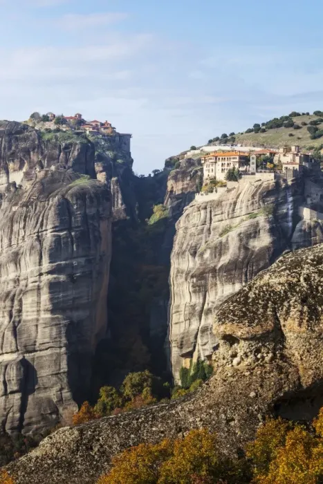 Framed Print : Monastery on a cliff