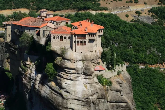 Framed Print : Monastery of VarlaAam in Meteora Framed Print : Monastery of VarlaAam in Meteora