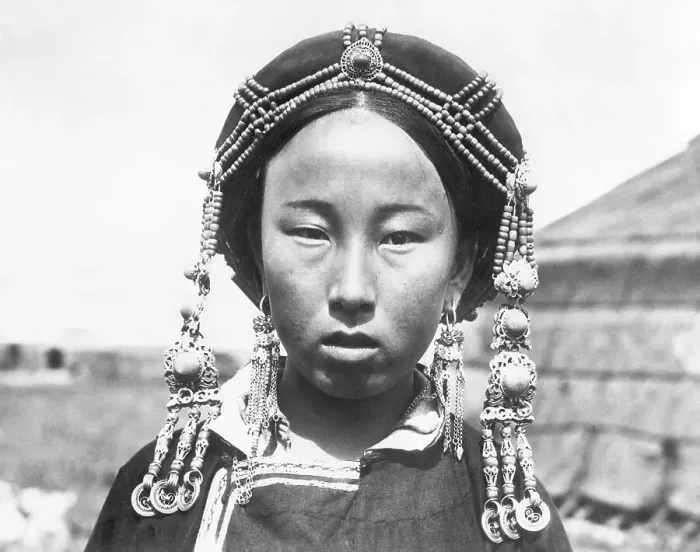 Framed Print : Mongolian Girl Framed Print : Mongolian Girl