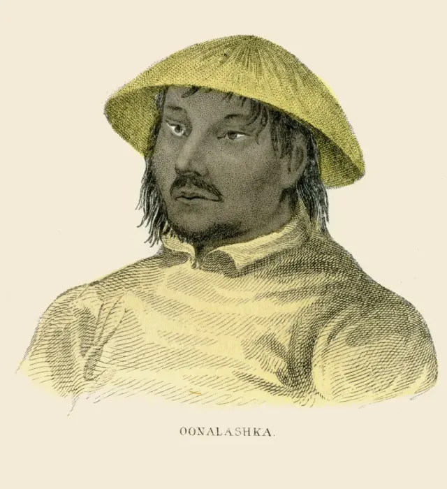 Framed Print : Mongolian man illustration 1859 Framed Print : Mongolian man illustration 1859