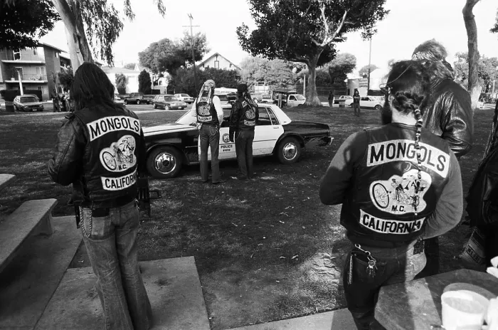 Framed Print : Mongols Motorcycle Club Framed Print : Mongols Motorcycle Club
