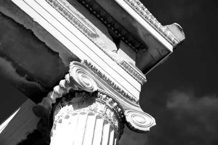 Framed Print : Mono ionic capital at corner of Erechtheion Framed Print : Mono ionic capital at corner of Erechtheion