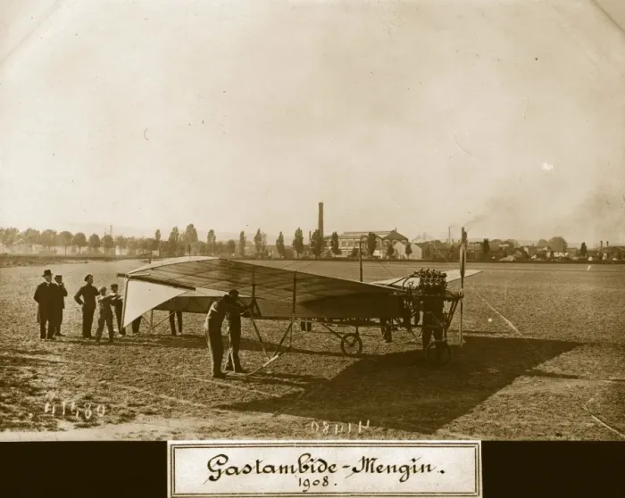 Framed Print : Monoplane. 8th October 1908: A monoplane designed by Jules Gastambide Framed Print : Monoplane. 8th October 1908: A monoplane designed by Jules Gastambide