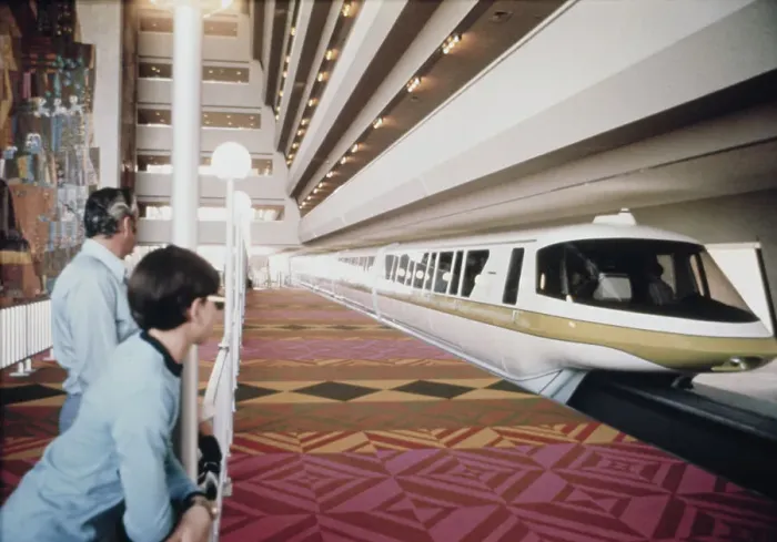 Framed Print : Monorail train