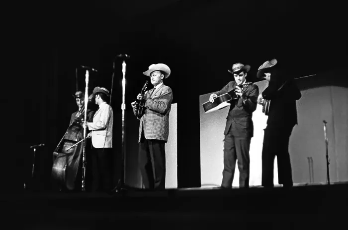 Framed Print : Bill Monroe At The New York Folk Festival Framed Print : Bill Monroe At The New York Folk Festival