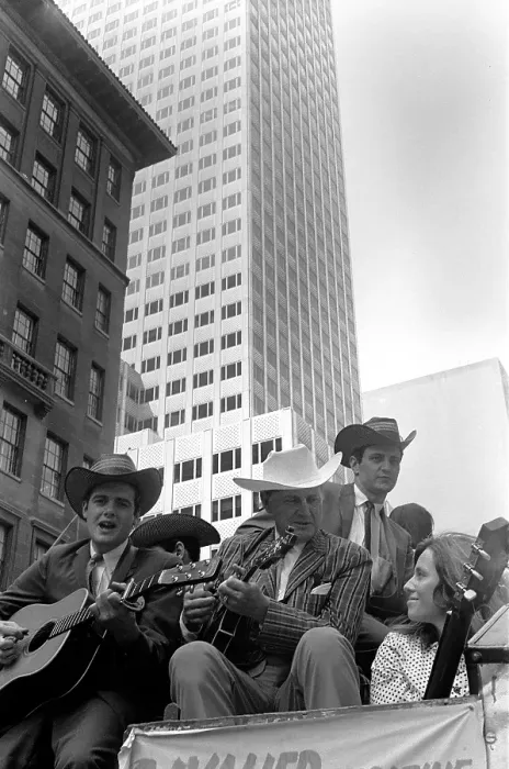 Framed Print : Bill Monroe Promotes The New York Folk Festival Framed Print : Bill Monroe Promotes The New York Folk Festival
