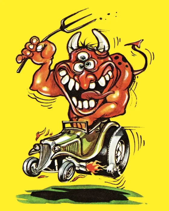 Framed Print : Monster driving Framed Print : Monster driving