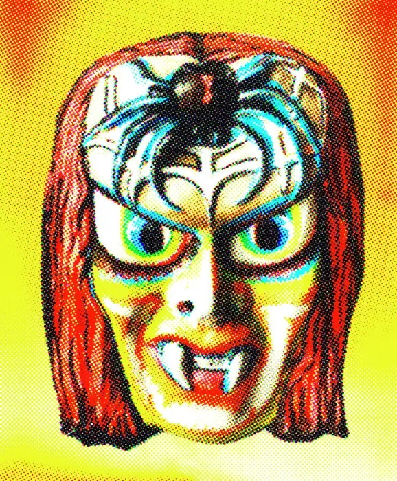 Framed Print : Monster Mask