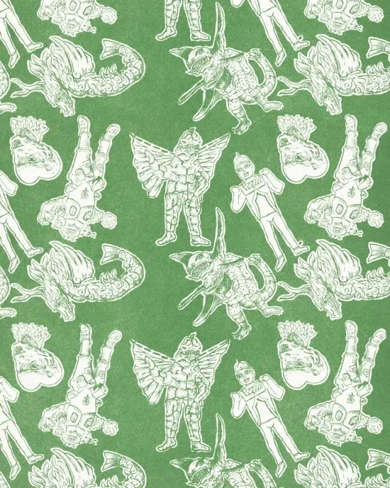 Framed Print : Monster pattern Framed Print : Monster pattern