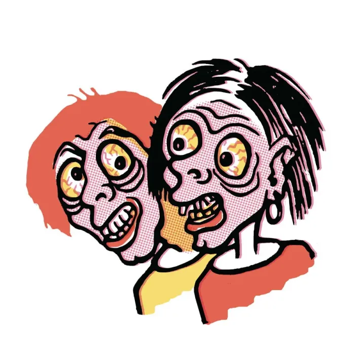 Framed Print : Two monsters Framed Print : Two monsters