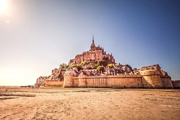 Mont Saint-Michel in the afternoon sun