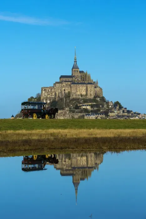 Framed Print : Mont Saint Michel, Manche, Normandy, France Framed Print : Mont Saint Michel, Manche, Normandy, France