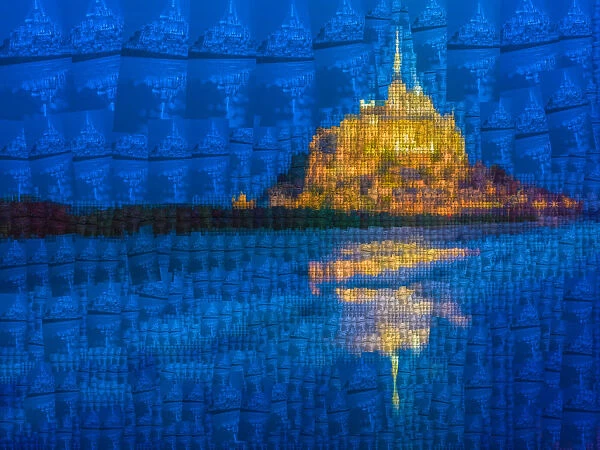 Mont Saint Michel Mosaic