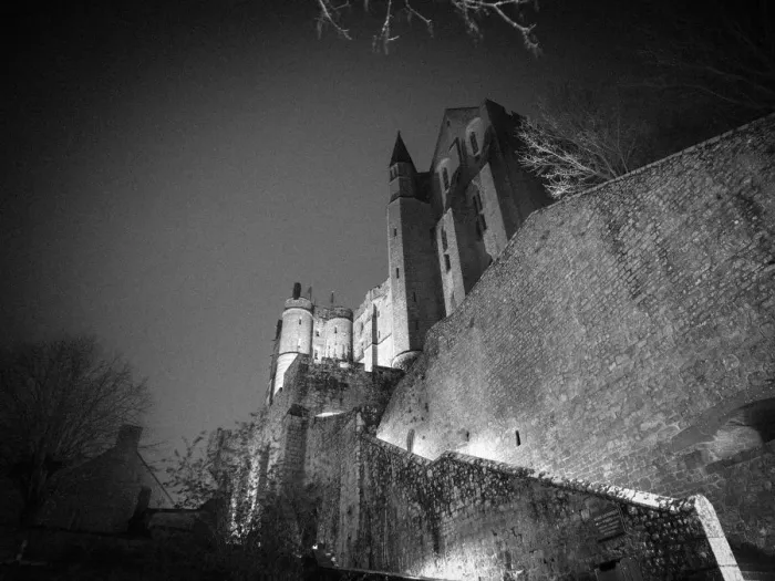 Framed Print : Mont Saint Michel at Night Framed Print : Mont Saint Michel at Night