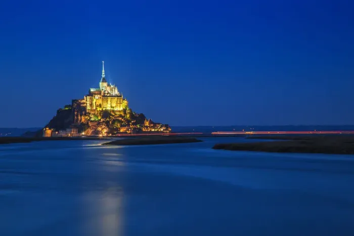 Framed Print : Mont Saint-Michel at sunset Framed Print : Mont Saint-Michel at sunset