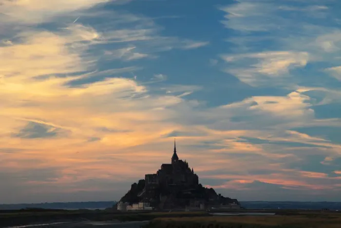 Framed Print : Mont Saint-Michel at sunset Framed Print : Mont Saint-Michel at sunset