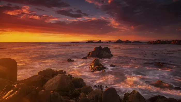 Framed Print : Monterey Peninsula Sunset Framed Print : Monterey Peninsula Sunset