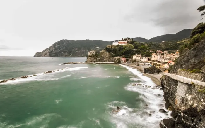 Framed Print : Monterosso al Mare coastline, Cinque Terre, Italy Framed Print : Monterosso al Mare coastline, Cinque Terre, Italy