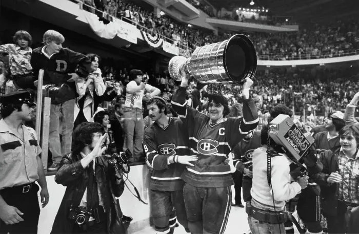 Framed Print : Montreal Canadiens Celebrating Stanley Cup Victory, 1977 Framed Print : Montreal Canadiens Celebrating Stanley Cup Victory, 1977