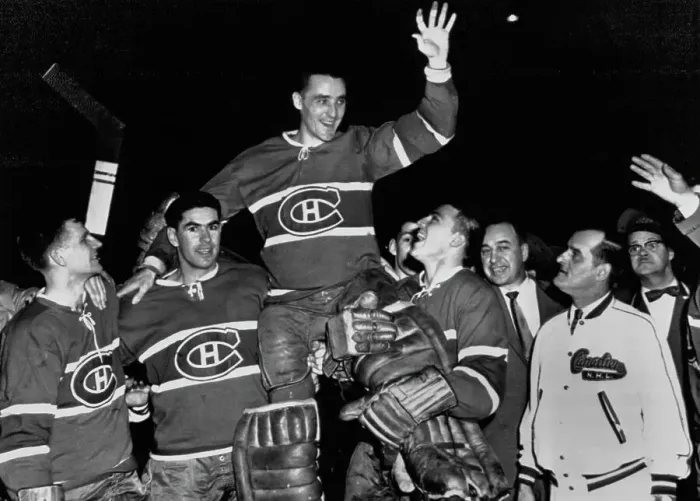 Framed Print : Montreal Canadiens Win Stanley Cup, 1957 Framed Print : Montreal Canadiens Win Stanley Cup, 1957