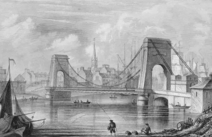 Framed Print : Montrose, Angus, Scotland, circa 1700. Engraving by G Framed Print : Montrose, Angus, Scotland, circa 1700. Engraving by G