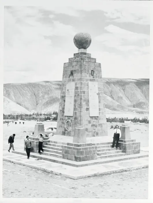 Framed Print : Monument Depicting the Location of the Equator Framed Print : Monument Depicting the Location of the Equator