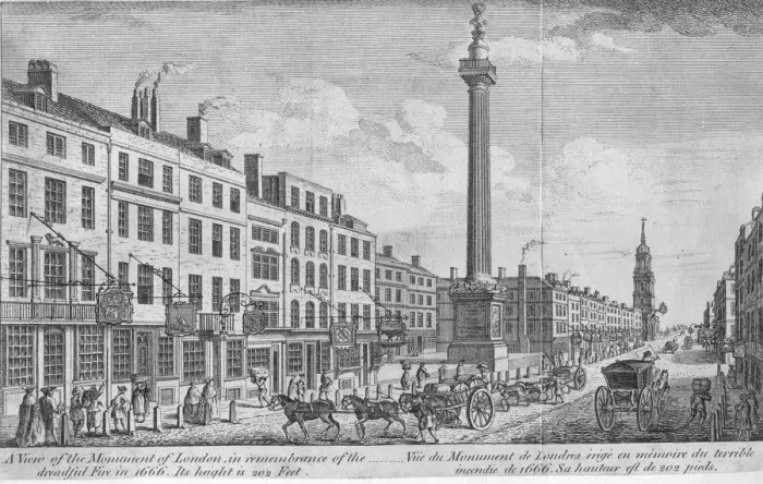 Framed Print : Monument to the Great Fire of London Framed Print : Monument to the Great Fire of London