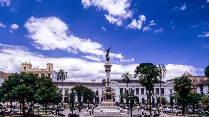 Framed Print : Monument to the Heroes of Independence on Plaza Grande Framed Print : Monument to the Heroes of Independence on Plaza Grande