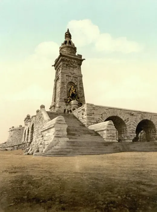 Framed Print : Monument to Kaiser Wilhelm at Kyffhaeuser, Thuringia, Germany, Historic, digitally restored reproduction of a photochromic print from the 1890s Framed Print : Monument to Kaiser Wilhelm at Kyffhaeuser, Thuringia, Germany, Historic, digitally restored reproduction of a photochromic print from the 1890s