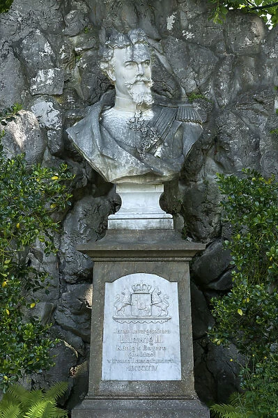 Monument of Ludwig II. 1894, Murnau, Upper Bavaria, Bavaria, Germany