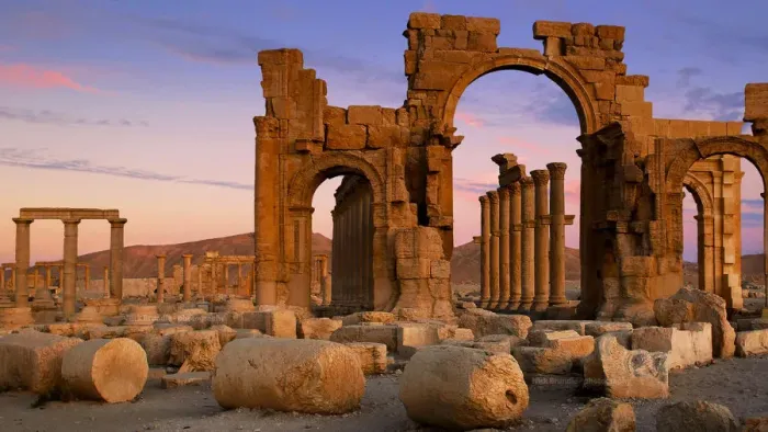 Framed Print : Monumental Arch, Palmyra, Syria Framed Print : Monumental Arch, Palmyra, Syria