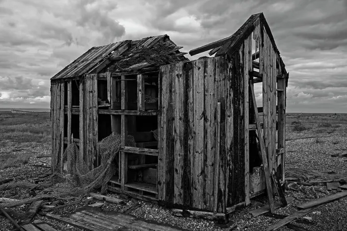 Framed Print : Moody Dungeness Wrecks Framed Print : Moody Dungeness Wrecks