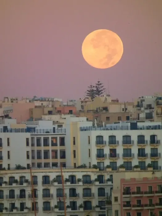 Framed Print : Full moon in Malta Framed Print : Full moon in Malta