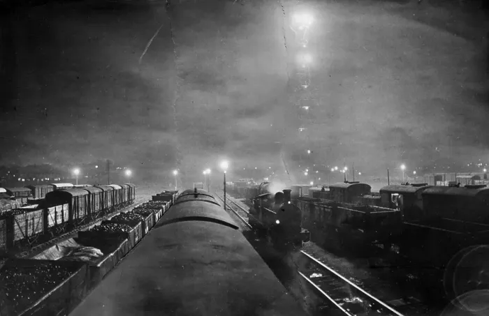 Framed Print : Moonlight Trains Framed Print : Moonlight Trains