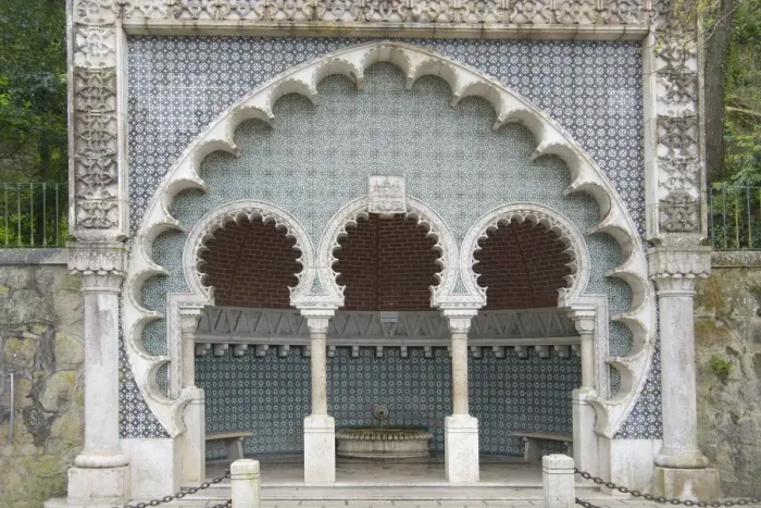 Framed Print : Moorish fountain in Sintra Framed Print : Moorish fountain in Sintra
