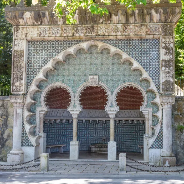 Framed Print : Moorish Fountain in Sintra, Portugal