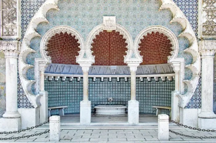 Framed Print : Moorish fountain in Sintra, Portugal Framed Print : Moorish fountain in Sintra, Portugal