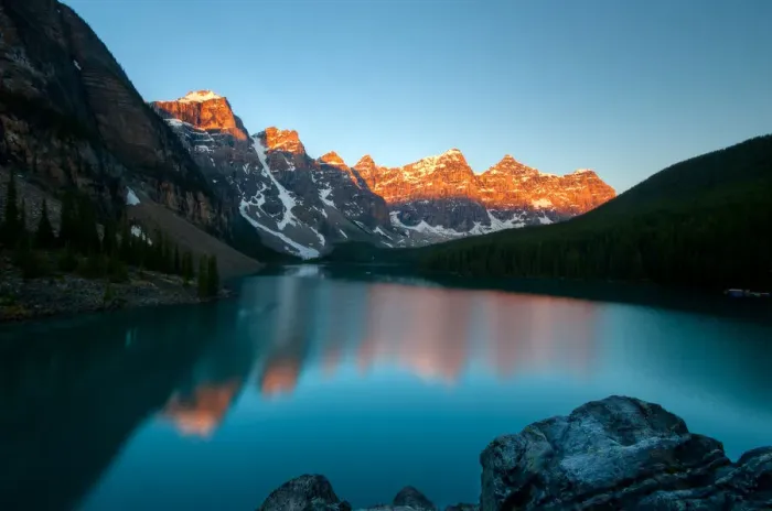 Framed Print : Moraine Lake Morning Framed Print : Moraine Lake Morning