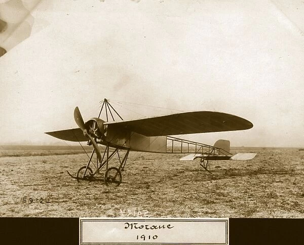 Morane. December 1910: A Morane monoplane ( Type A )