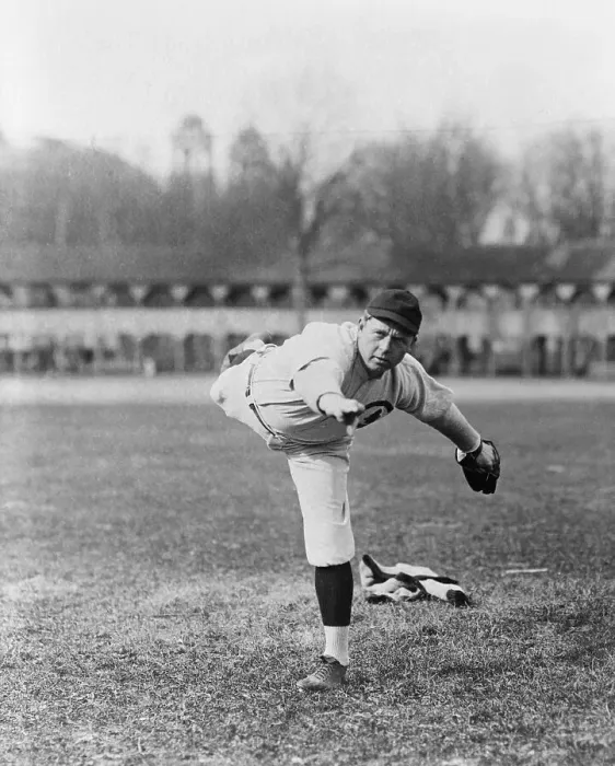 Framed Print : Mordecai Brown Pitching Baseball Framed Print : Mordecai Brown Pitching Baseball