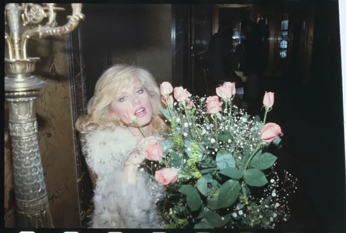 Framed Print : Morgan Fairchield Carrying Rose Bouquet Framed Print : Morgan Fairchield Carrying Rose Bouquet